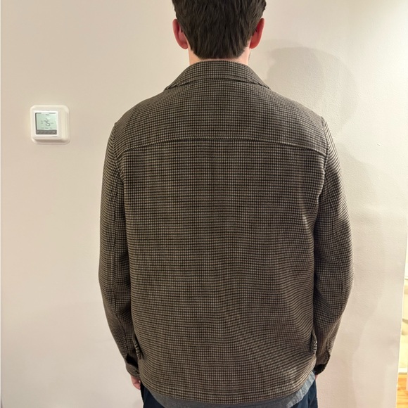 Uniqlo Houndstooth Lightweight Zip Jacket - Brown/Black - Picture 4 of 10